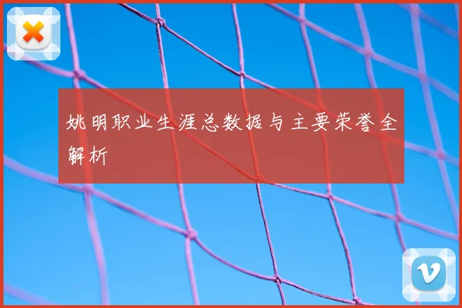 姚明职业生涯总数据与主要荣誉全解析